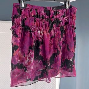 Cute summer lightweight skirt Kenneth Cole Semi-Sheer  S / P /CH